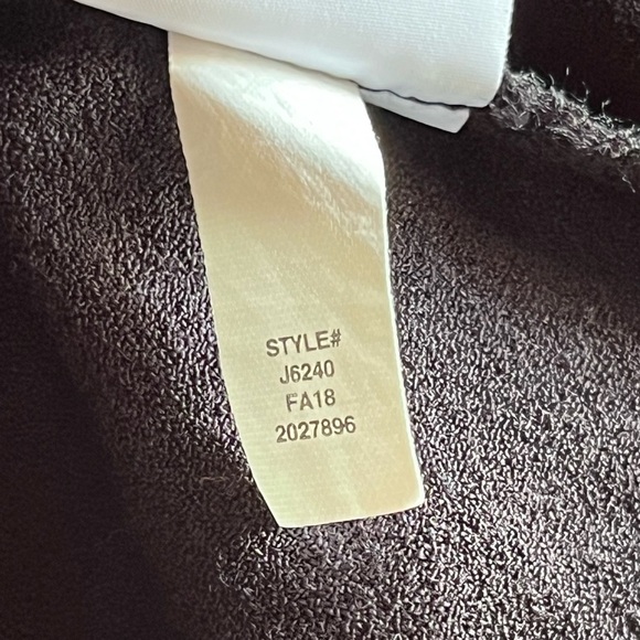 J.Crew Black Pointe Sir Tunic Blouse Long Sleeve V-Neck Boho Goth Witchy M Moto - Picture 7 of 10